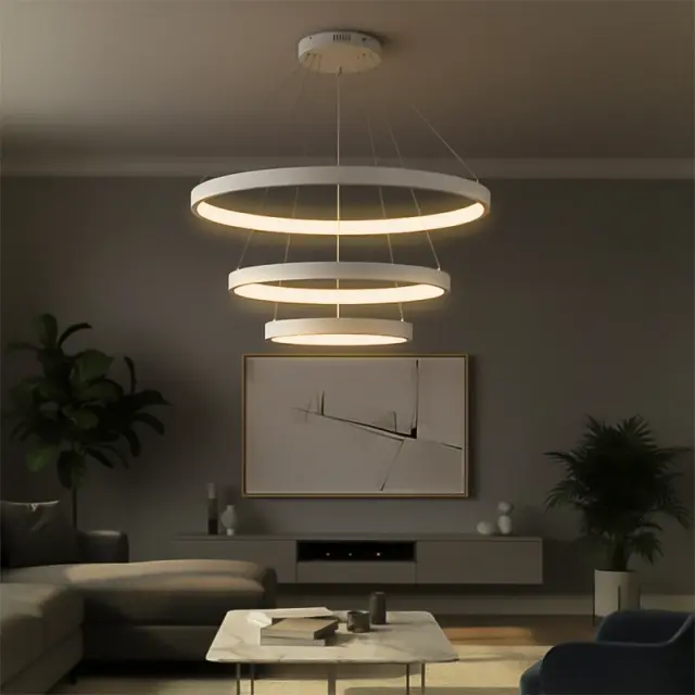 NEMESIS LED Κρεμαστό Φωτιστικό Οροφής 120W με Χειριστήριο από 2700K έως 6000K Dimmable KLV-101-0221