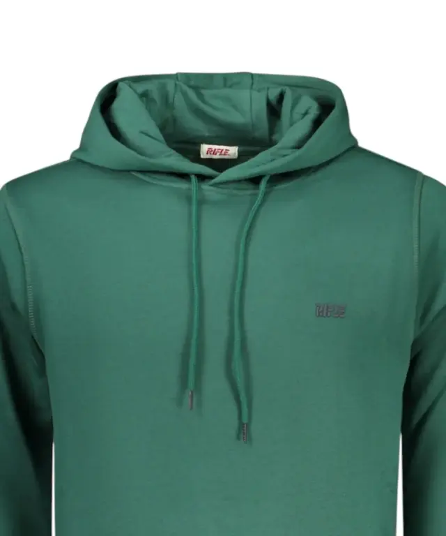 Rifle Jeans - Ανδρική Μπλούζα Φούτερ Regular Fit RFF017-VERDE Πράσινο 3