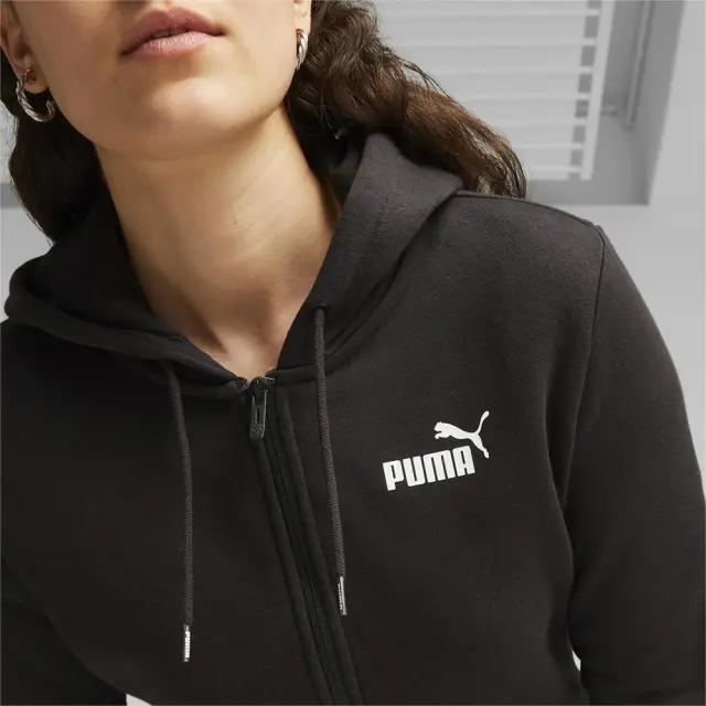 Puma Ess Tape FZ Hoodie Fleece (675997-01) - Μαύρο 3