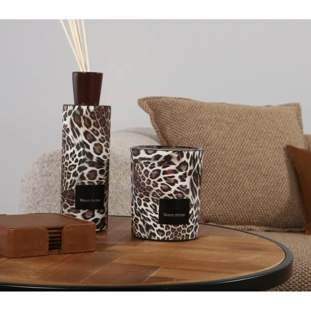 Nef-Nef Homeware Αρωματικό Κερί Warm Amber 450gr Brown 3