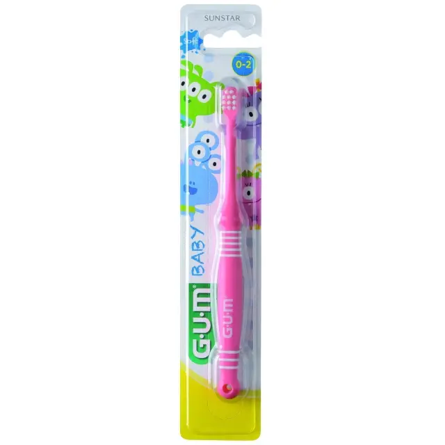 Gum Baby 213 Βρεφική Οδοντόβουρτσα από 0-2 Ετών, 1Τεμάχιο