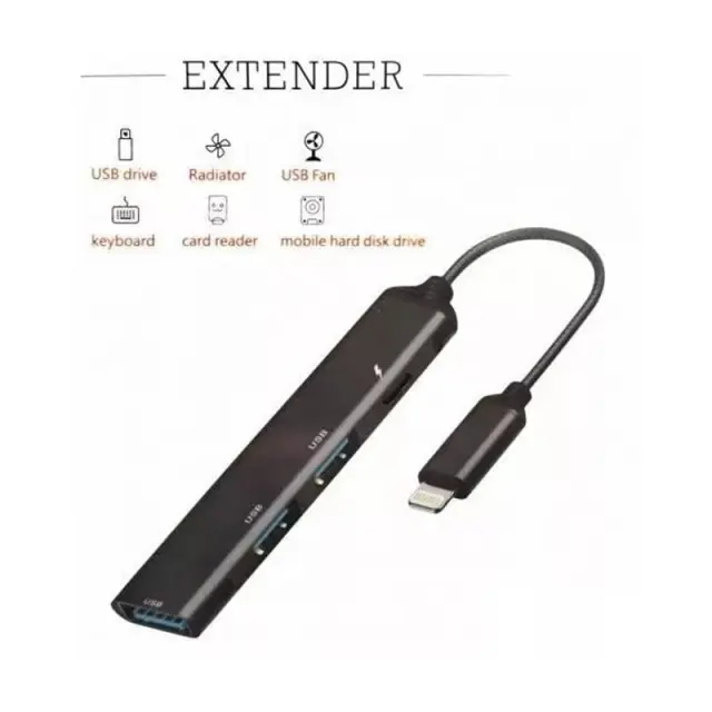 Original SX-38 Extender πολλαπλών Χρήσεων Lightning για iOS - Multifunctional Extender Lightning Charging z030164 2
