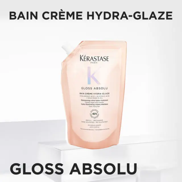 Gloss Absolu Bain Creme Ενυδατικό Σαμπουάν Λάμψης Refill 500ml 2