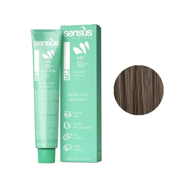 Sensus MC2 Permanent Hair Color 6.0 Dark Blonde 100ml - (μόνιμη βαφή χωρίς αμμωνία ξανθό σκούρο)