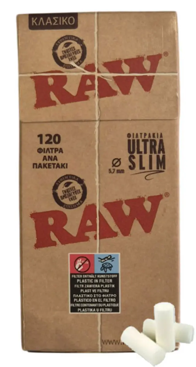 RAW Φιλτράκια 120φ. - Ultra Slim