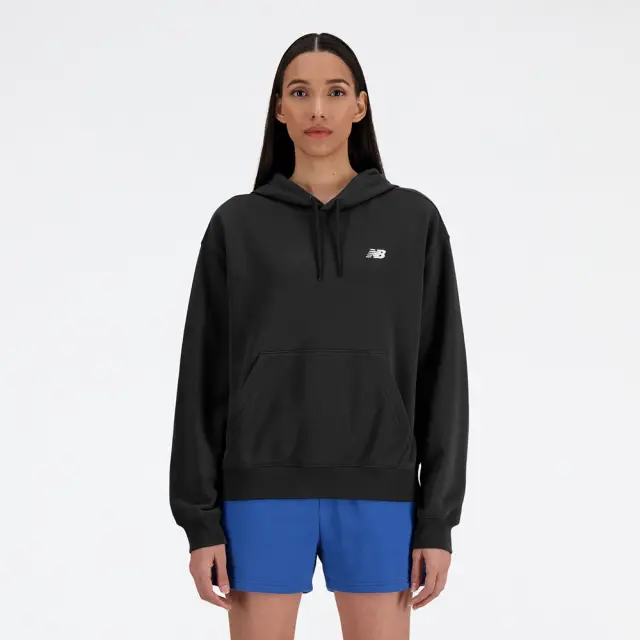 New Balance Essentials French Terry Hoodie (WT41507-Black) - Μαύρο