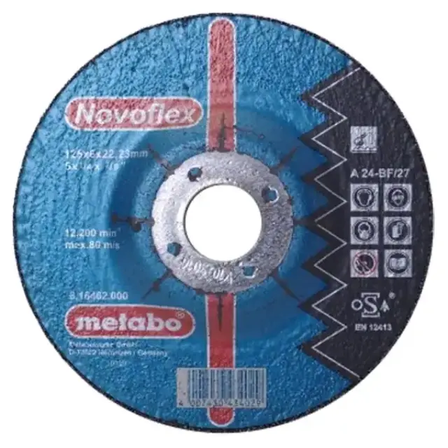 Δίσκοι λείανσης Novoflex 125x6,0x22,2 σιδήρου
