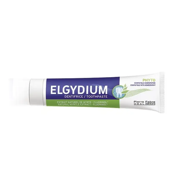 Elgydium Toothpaste Phyto 75ml (Οδοντόκρεμα με Φυσικό Εκχύλισμα Μυρτιάς) 2