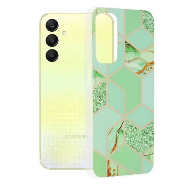 Techsuit® Marble Series Θήκη για Samsung Galaxy A25- Green Hex