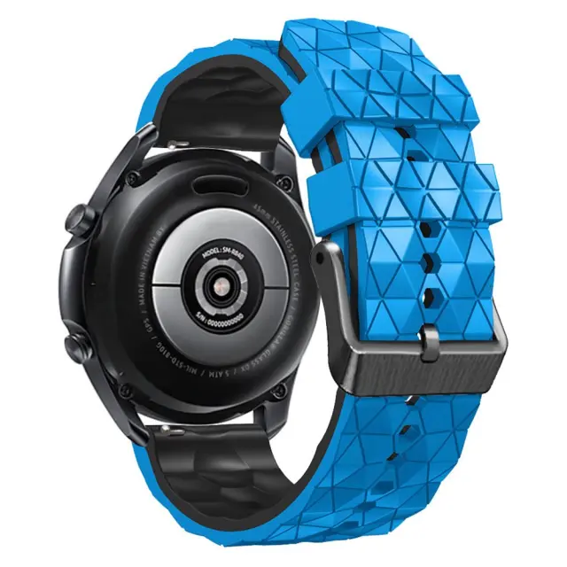 Football Texture Λουράκι για Smartwatch 22mm-Blue/Black OEM 2