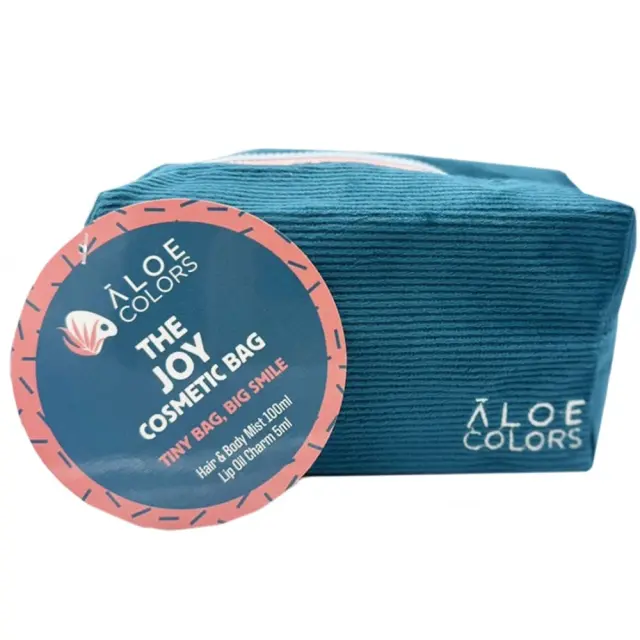 Aloe Colors Promo The Joy Cosmetic Bag Mist Μαλλιών + Σώματος, 100ml, Έλαιο Χειλιών Charm, 5ml + Νεσεσέρ