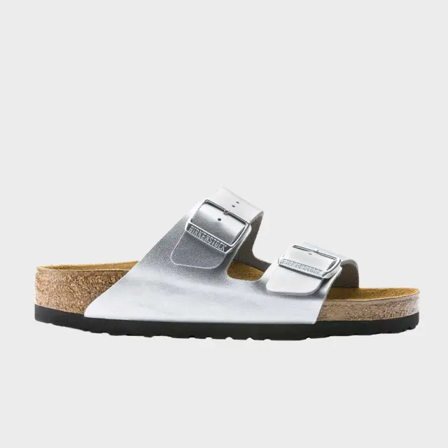 Γυναικεία Ανατομικά Σανδάλια Birkenstock Arizona Bs 1012283 Ασημί Narrow Fit Ασημί - 37