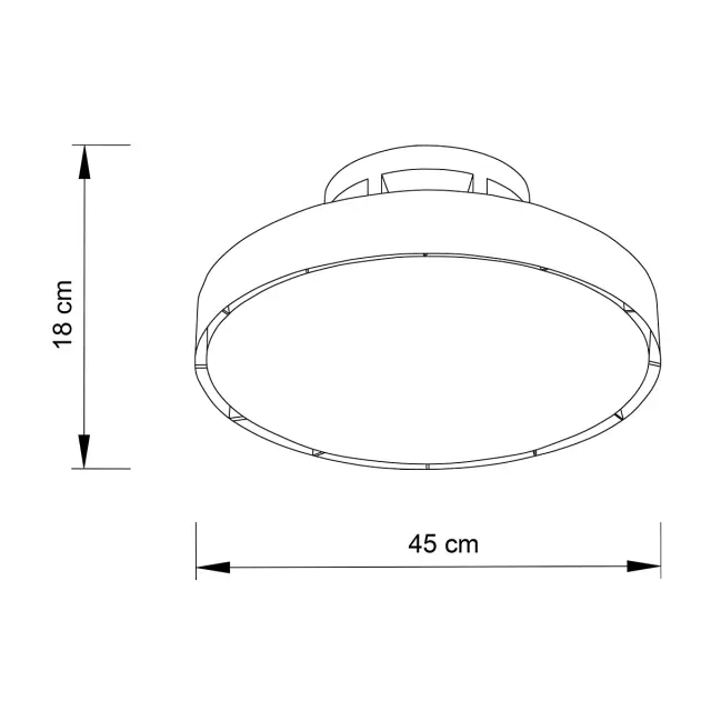 it-Lighting TETON Ανεμιστήρας Οροφής Bladeless Μαύρο 56W LED 5900lm 3CCT App Control (101001010) 2