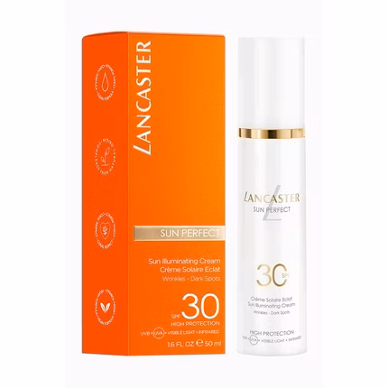 Lancaster Sun Perfect Illuminating Αδιάβροχη Αντηλιακή Κρέμα Προσώπου SPF30 50ml 2