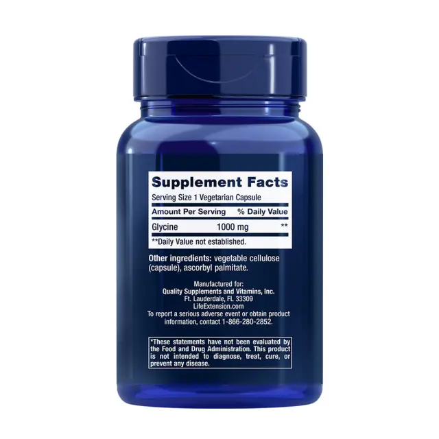 Life Extension Glycine 1000 mg 2