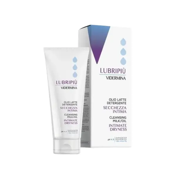 Epsilon Health Lubripiu Vidermina Cleansing Milk/Oil Καθαριστικό Γαλάκτωμα Για Ευαίσθητη Περιοχή 200ml