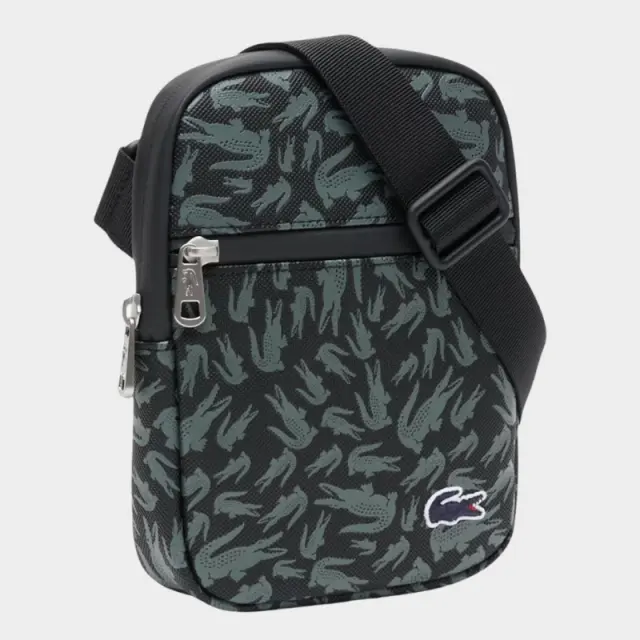 Τσάντα Χιαστί Lacoste 3NH5087TX LGR69 Camo Croc Μαύρο - ONESIZE 3