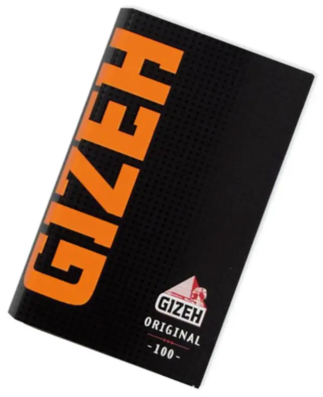 GIZEH Χαρτάκια Original Double - Μαύρο με Μαγνήτη