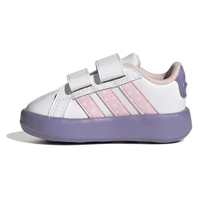 adidas Sportswear Infant's Disney Grand Court Minnie CF I Άσπρο - Μωβ KI9443 (adidas Sportswear) 3