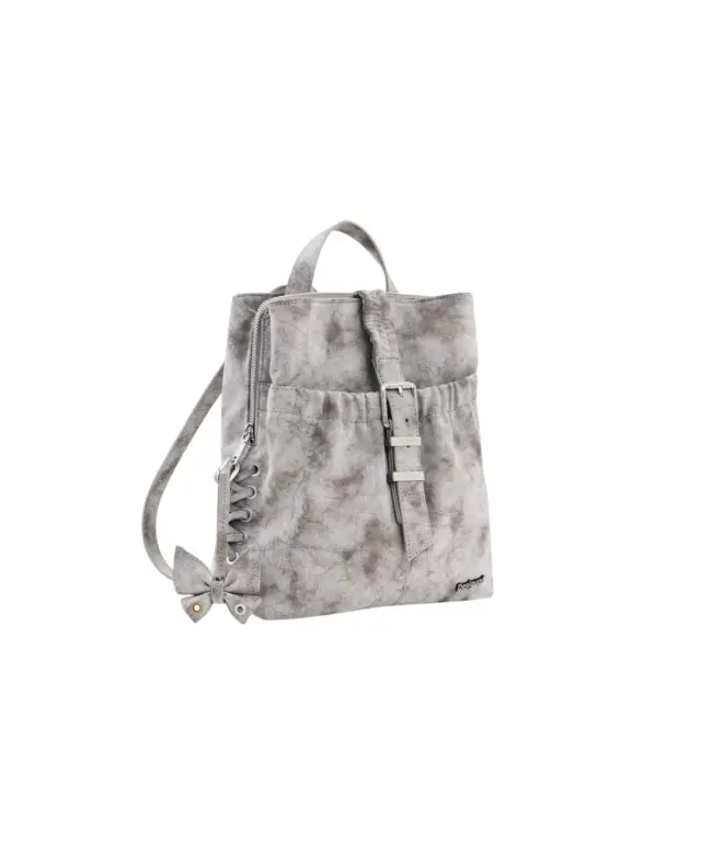 Desigual - Γυναικείο Σακίδιο Πλάτης Nickel Sumy Mini Straight 26WAKP24-2006 Γκρι 2