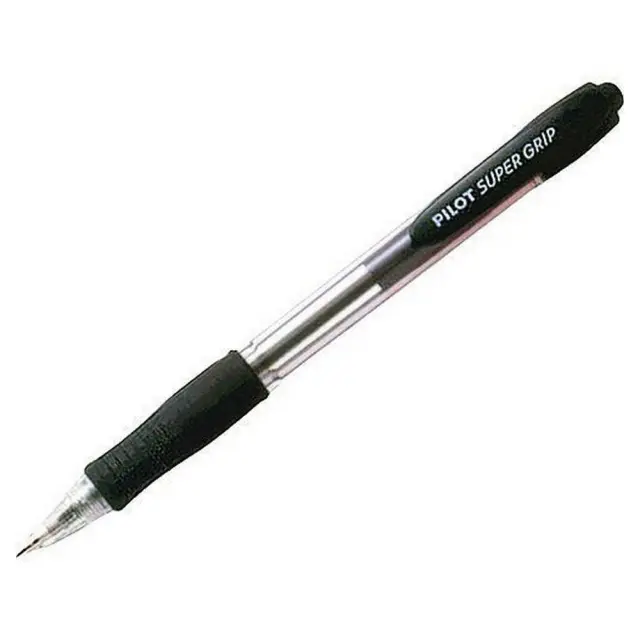 Στυλό Κουμπί Pilot Super Grip Medium Μαύρο 1.0mm