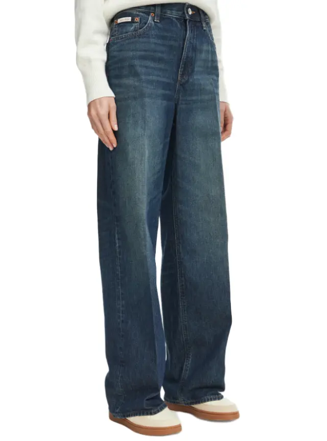 CalvinKlein γυναικείο παντελόνι τζιν baggy LV047H751G-1
