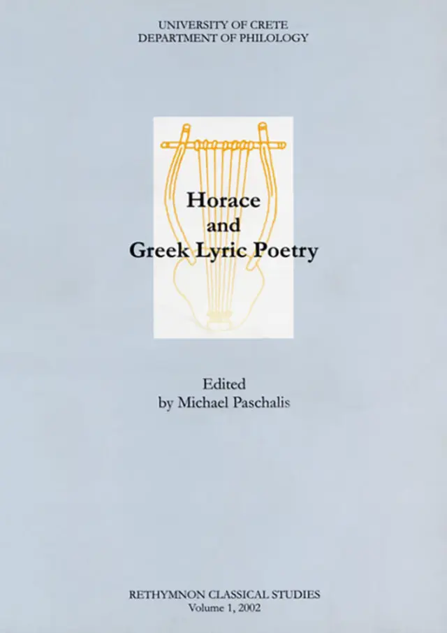 HORACE & GREEK LYRIC POETRY