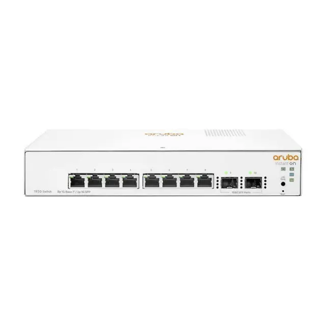 Aruba Instant On 1930 8G 2SFP Managed L3 / L2 Switch με 8 Θύρες Gigabit (1Gbps) Ethernet και 2 SFP Θύρες