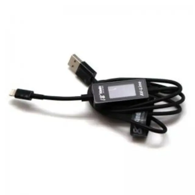Καλώδιο USB με Οθόνη Μέτρησης Ρεύματος/ Τάσης/ Κατανάλωσης AV-LINE Lightning N56604 2