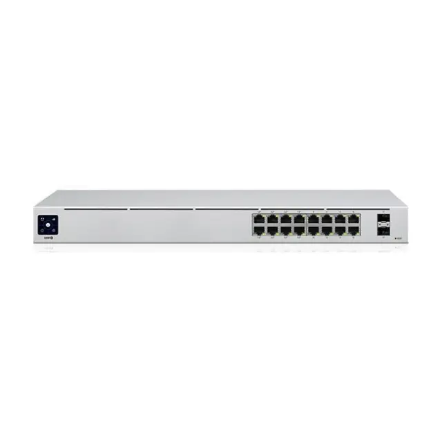 Ubiquiti UniFi Managed Switch L2 PoE+ 16-Port Gigabit 2-Port SFP (USW-16-PoE)