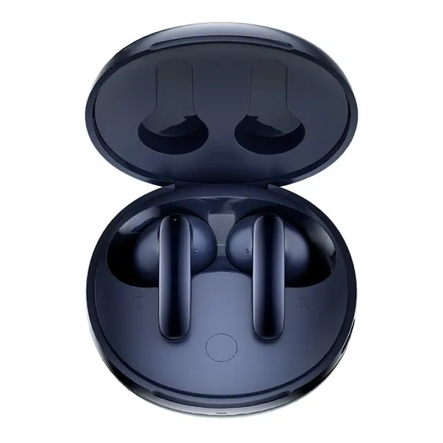 QCY T13 ANC 2 Blue - TWS 28dB active noise canceling 10mm drivers, BT 5.3 30 hours True Wireless