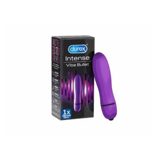 Durex Intense Delight Bullet 9cm Purple Αδιάβροχος Mini Δονητής Bullet 9 εκατοστών, 1τμχ
