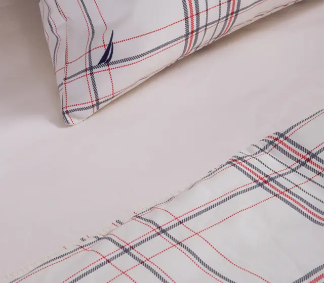 Nef-Nef Homeware Σεντόνι Nautica Navigate Σετ King Size 280x270 Ecru 2