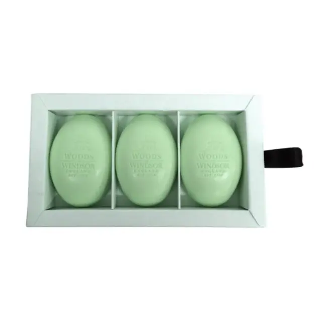 WOODS OF WINDSOR Luxury Soap Jasmine Σαπούνια πολυτελείας με άρωμα Γιασεμί 3 x 60 gr 3
