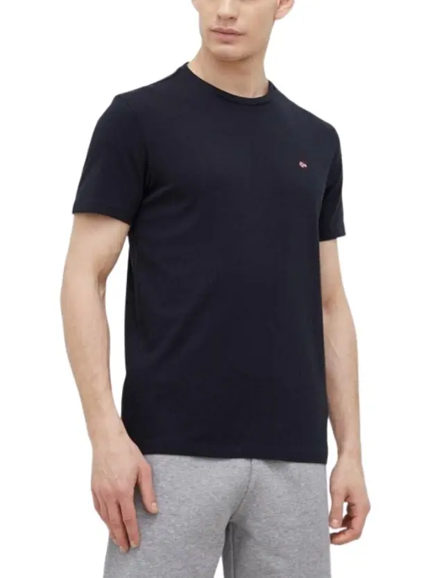 Napapijri - Ανδρικό T-shirt Salis Ss Sum Regular Fit NP0A4H8D-041 Mαύρο