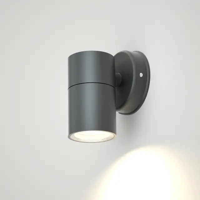 it-Lighting Eklutna 1xGU10 Outdoor Wall Lamp Anthracite D:11.3cmx11.3cm (80200544) 2