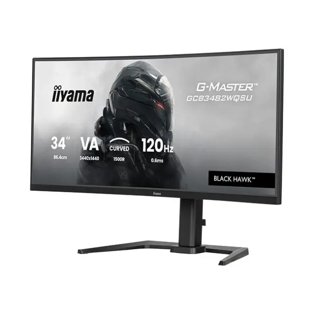 iiyama Monitor 34" G-Master GCB3482WQSU-B1 Black Hawk VA UWQHD (GCB3482WQSU-B1) 2