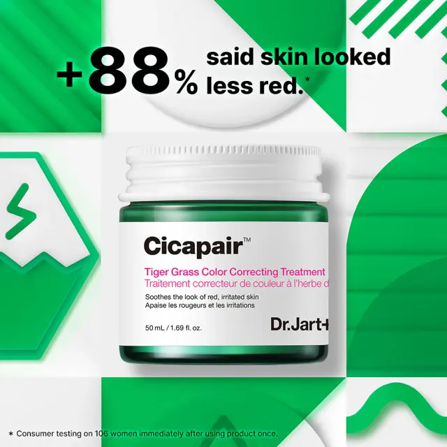 Dr. Jart+ Cicapair Tiger Grass Color Correcting Treatment Κρέμα Προσώπου που Προσαρμόζεται στο Χρώμα του Δέρματος, 15ml 3