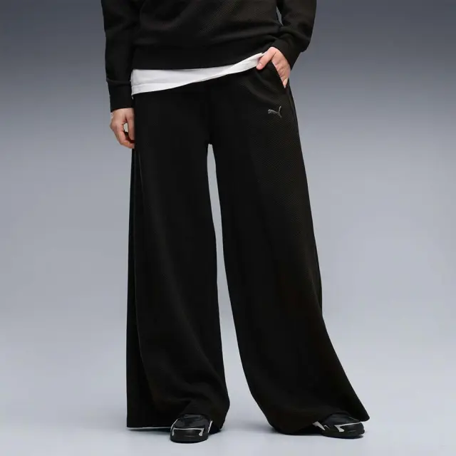 Puma Women's Class Relaxed Wide Leg Woven Pants Μαύρο 694013-01 (Puma)