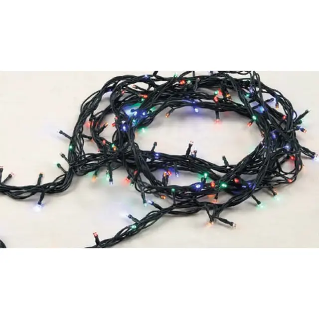 300 Led Με Πρόγραμμα Πράσινο Καλώδιο Πολύχρωμο Led IP44 31V