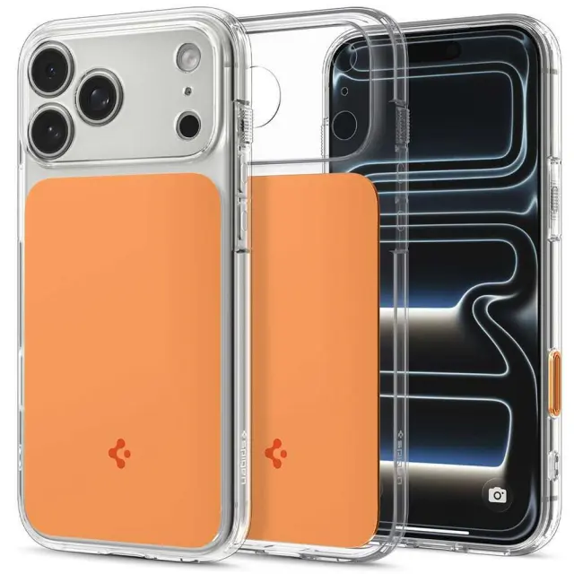 Spigen Ultra Hybrid T MagSafe, glossy orange - iPhone 18 Pro Max/17 Pro Max