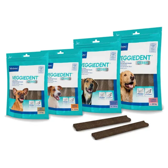 Veggiedent (15τμχ) Της Virbac L Για Άνω Των 30 Kg Με Χλωρεξιδίνη