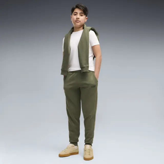 Puma Logo Kids Sweatpants Fl Moss Vell 684912-86 - 164 3