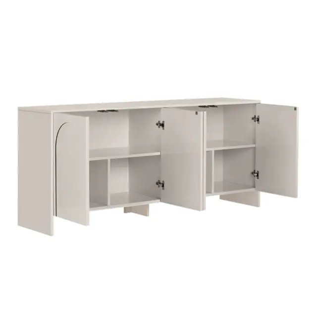 Μπουφές Aurelia Megapap χρώμα κρεμ 180x45x80εκ. 3
