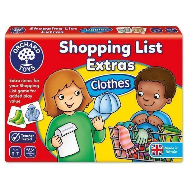 Orchard Toys "Λίστα για ψώνια- Extras Ρούχα"- (Shopping List Extras Clothes) Ηλικίες 3-7 ετών (ORCH091)