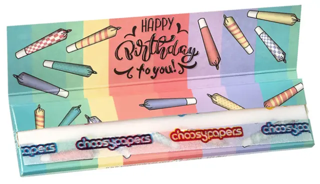Choosypapers Χαρτάκια King Size Slim 32φ. - Happy Birthday