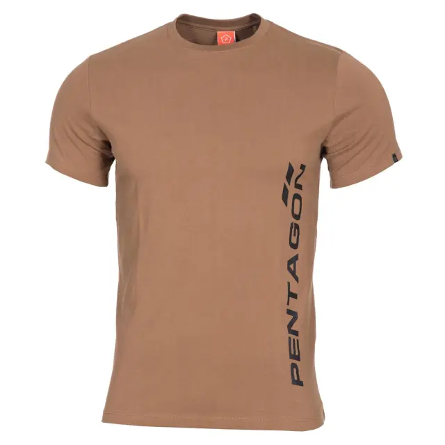 Pentagon Ageron ''Vertical'' T-Shirt-Μπλουζάκι Μακό για Τακτική - Καθημερινή Χρήση - 01-Black-Μαύρο 2