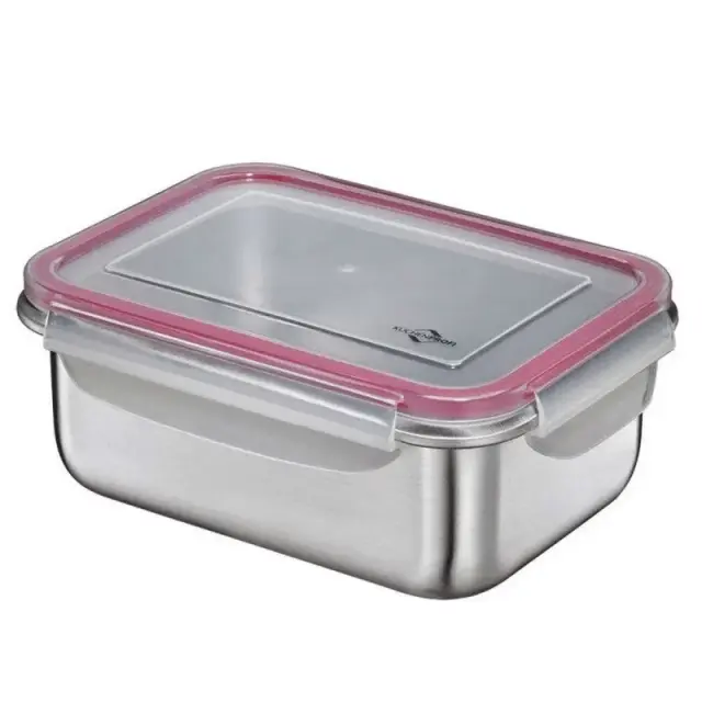 Kuchenprofi Φαγητοδοχείο 1,8Lt-16x22x8,5cm Από Ανοξείδωτο Ατσάλι Silver