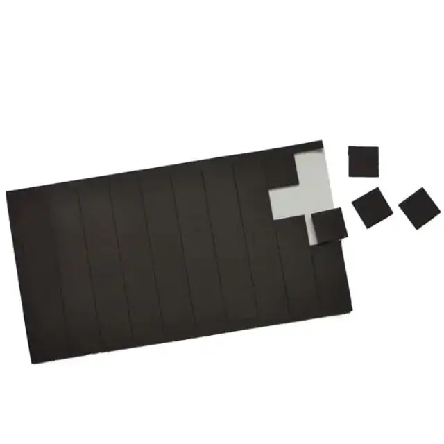 Glorex Αυτοκόλλητα Κομμάτια Μαγνήτη 20x20mm, 3mm - 50τεμ