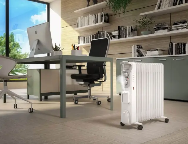 Καλοριφέρ Λαδιού Olimpia Splendid CaldoRad Humi 13 με ισχύ 2500W και 3 επίπεδα θέρμανσης - White 2